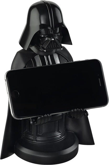 : Star Wars: Darth Vader - Original Mobile Phone & Gaming Controller Holder, Device Stand, Cable Guys, Licensed Figure (Multi-Colored)
